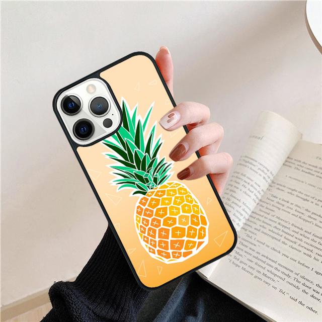 Sommer Ananas Coque Schale Für iPhone 17 Air 15 16 14 13 12 Pro Max 11 Pro Max Plus Handyhülle Abdeckung