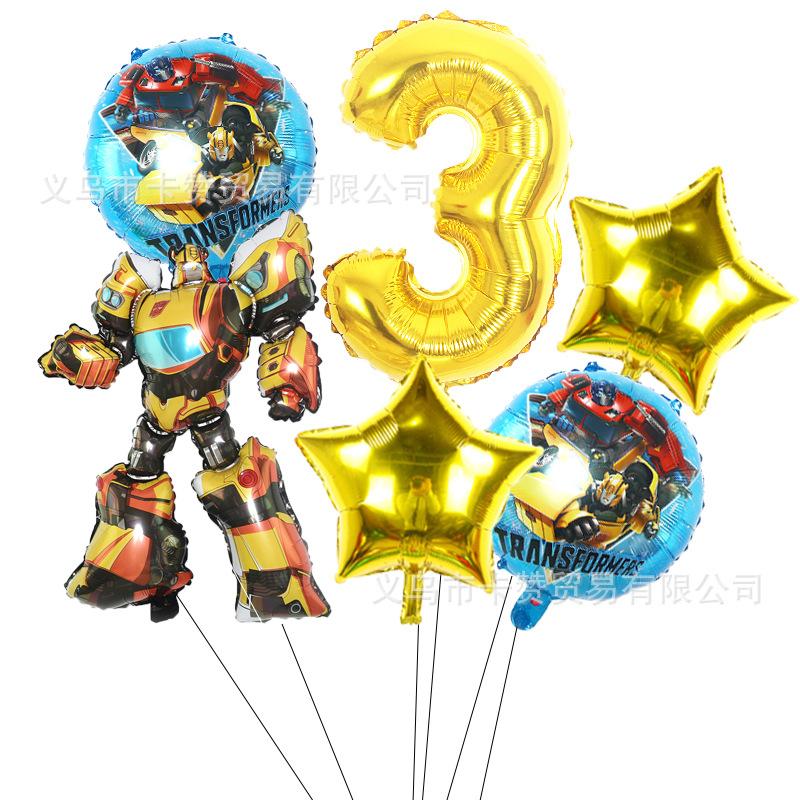 6 ks fóliové balónky narozeninový motiv Party dekorace Potřeby pro miminko Chlapecké děti Hračky Air Globos