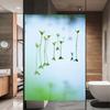 Static Cling Privacy Windows Film Decorative Plant Style Stained Glass Window Stickers Frosted Windows Film For Home