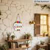 2D Plat Hangend Ornament, 1 stuks Yanlin Welkom op Onze Klaslokaaldeur - Kleurrijke Kleurpotlood En Schooldecoratie, Met Letters, Sterren En Licht