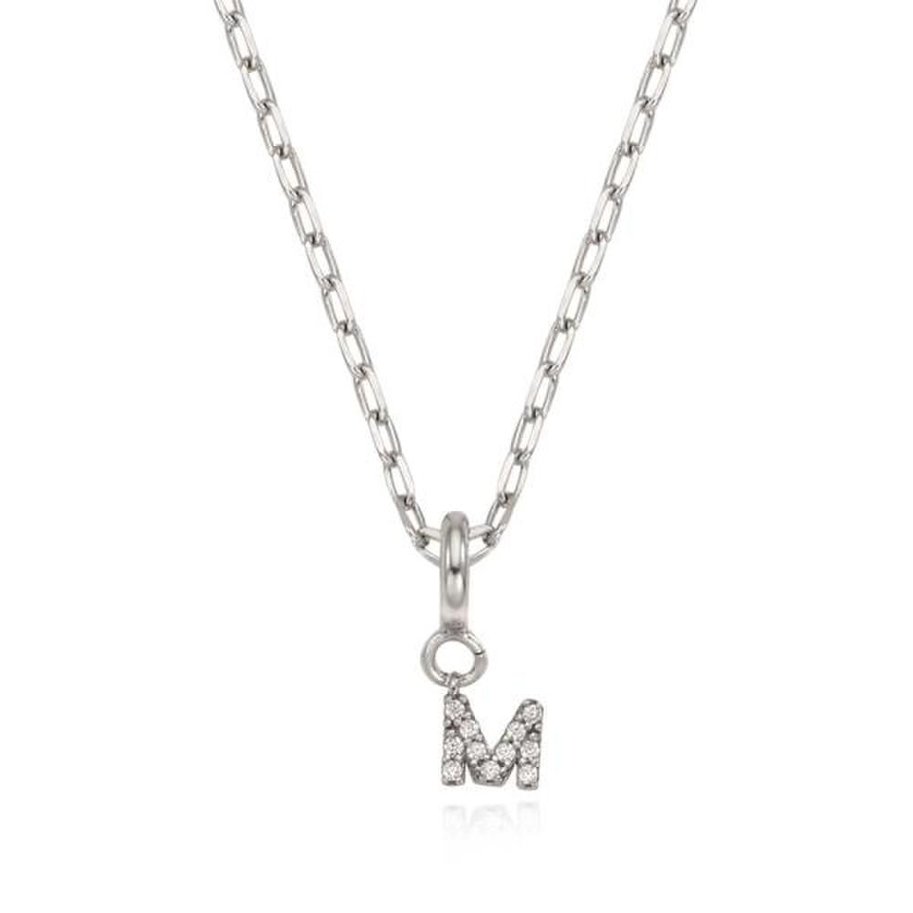 [Ost] My Initial Silver Drop Necklace (M)_Otn222815Qww