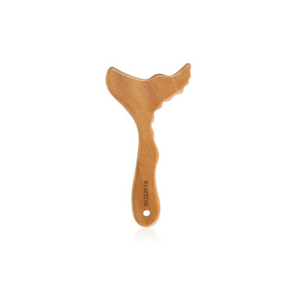 Benton Wood Body Gua Sha Massager - Ergonomic Mermaid Tail Design