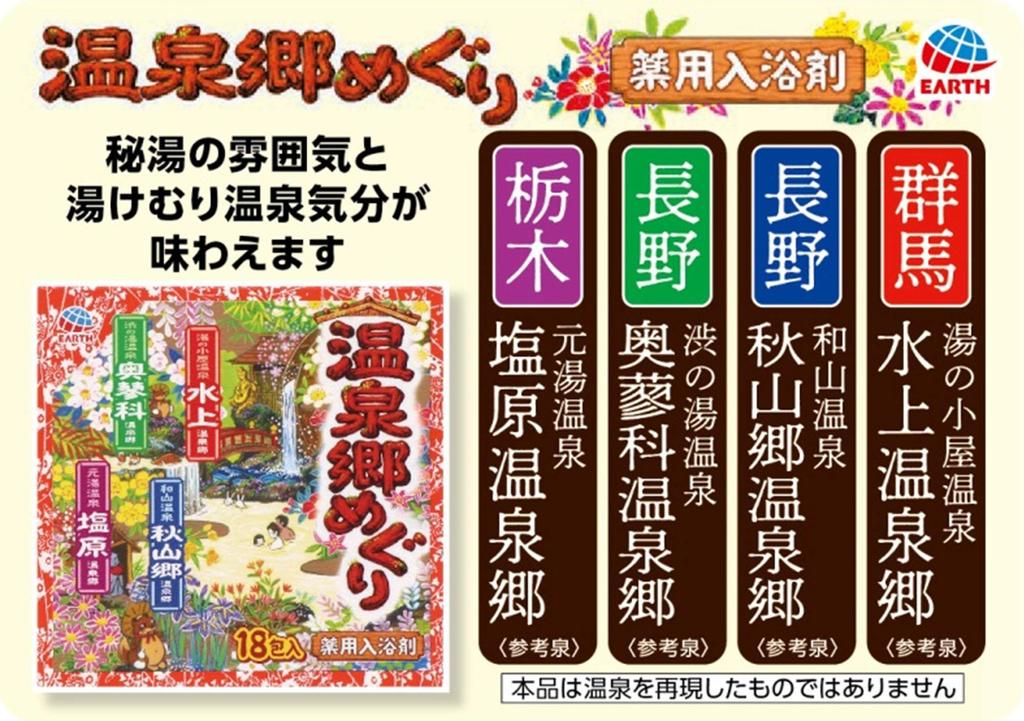 Yumeguri Series [Quasi-drug] Onsenkyo Meguri Bath Additives [18 Packets]
