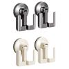 Wall Mounted Slipper Hook No Drilling Shoe Rack with Push-to-Lock Vacuum Seal Quick Dry Slipper Organizer Hook Waterproof Flip-Flops Hook for Bathroom