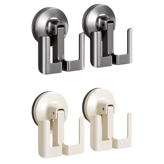 Wall Mounted Slipper Hook No Drilling Shoe Rack with Push-to-Lock Vacuum Seal Quick Dry Slipper Organizer Hook Waterproof Flip-Flops Hook for Bathroom