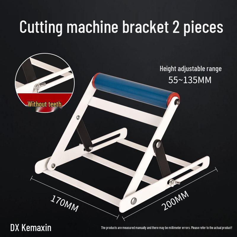 Adjustable Lifting Stainless Steel Cutting Machine Bracket, Foldable Support Frame for Unloading.