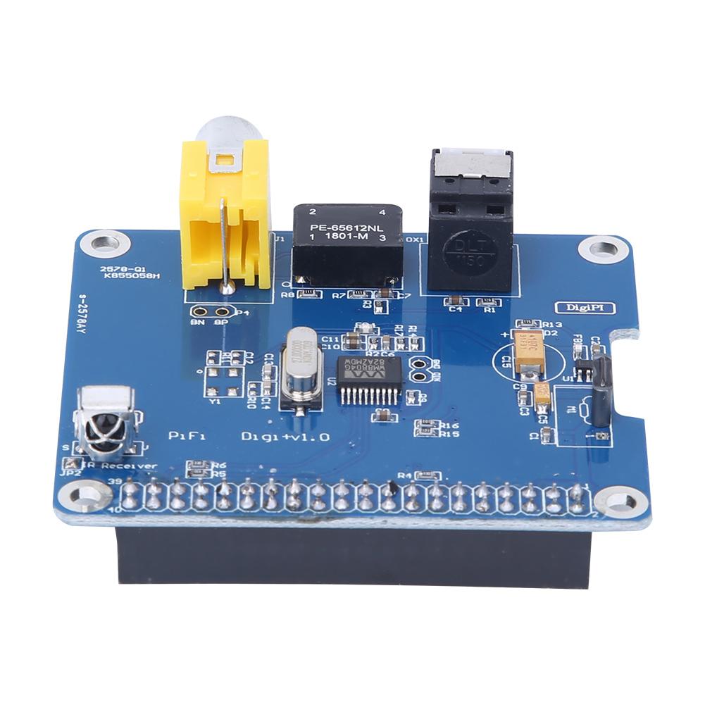 For  3/2B HIFI DiGi Digital Sound Card I2S SPDIF Expansion Board Fiber Optic Module