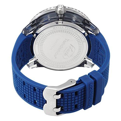 Tendence FLASH 51mm Men's Watch, Blue Dial, Stainless Steel, Mineral Glass, Quartz Movement, TG530002 [Parallel Import]