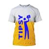Summer Beer T-Shirt Casual Party Printed T-Shirt For Men Team Club Short Sleeved Shirts Outdoor Men's Clothing Funny Beer Tees