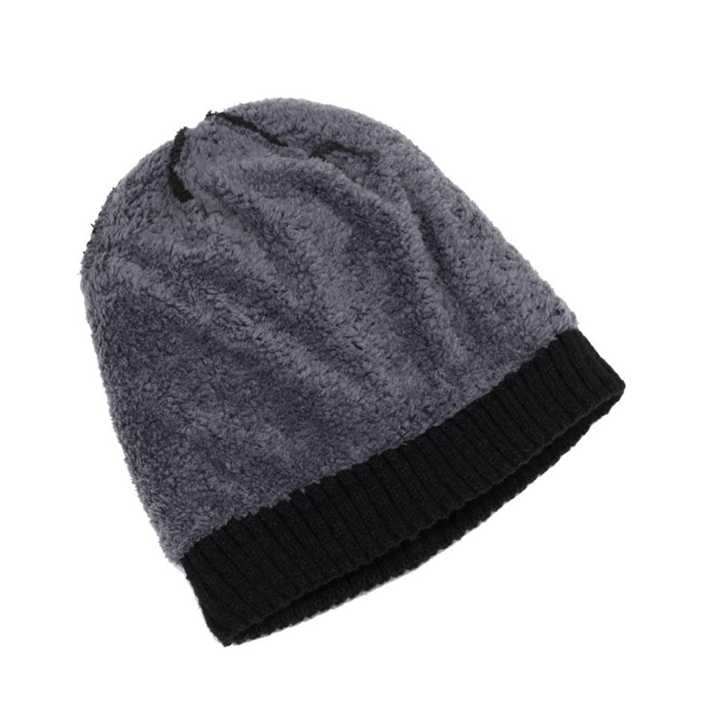 Men's And Women's Knitted Hats For And Winter Cold Plus Velvet Hats Fashionable Wool Hats Outdoor Sports Pullover Hats