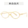 Oval Shape Sunglasses Women Korean Style UV Protection Sun Glasses Men Campus Style Students Sunglass