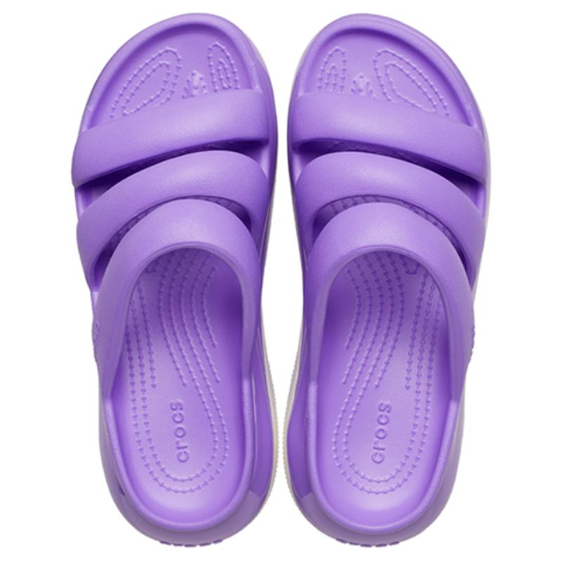 Crocs Mega Crush Triple Strap Sandals 'Purple' Women's