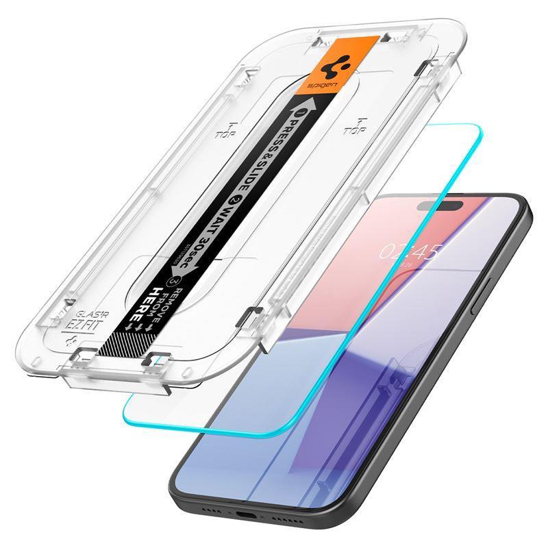 Szkło Hartowane Spigen Glas.tr Ez Fit Iphone 15 Plus Clear