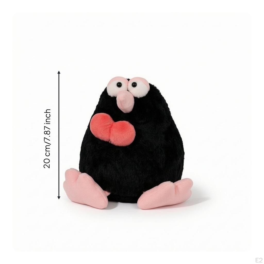 Flightless Avian Bird Stuffed Toy Fuzzy Animal Soft for Kids,