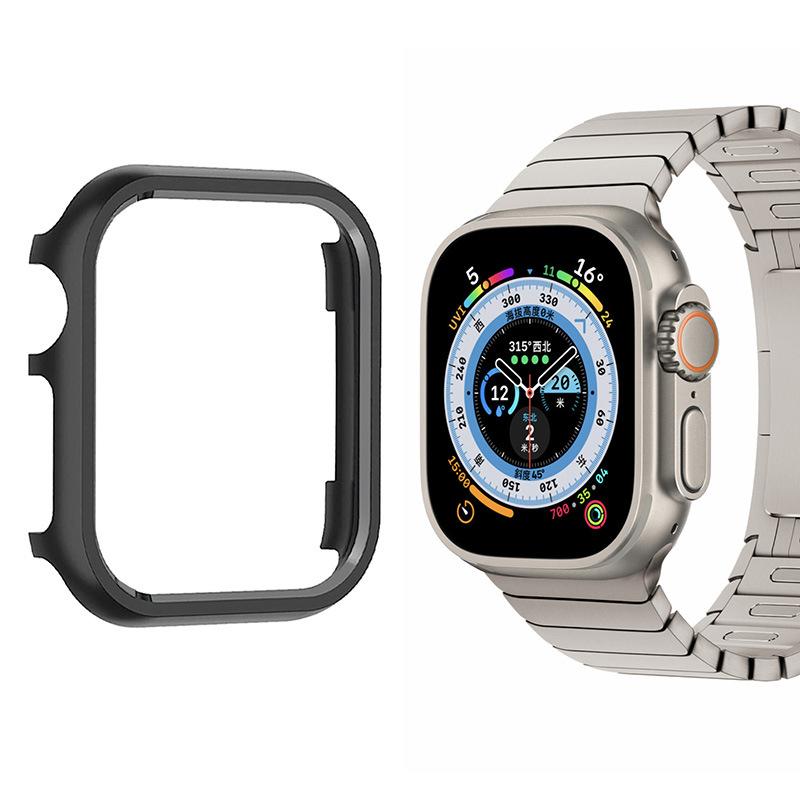 Aluminum Alloy Case For Apple Watch 49mm 46mm 42mm 45mm 41mm 44mm 40mm Metal Bumper iWatch Series Ultra 11 10 9 8 7 6 5 SE Shell