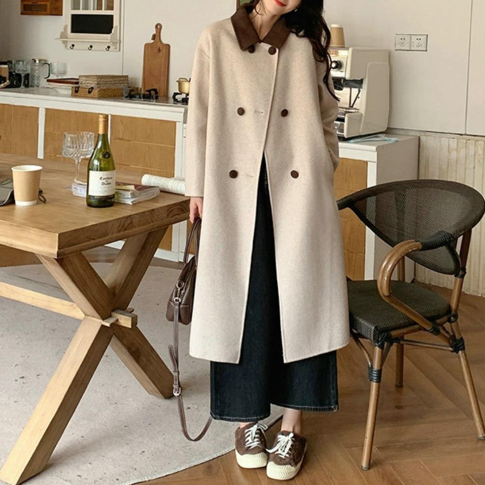 Koreanischer verdickter Damenmantel