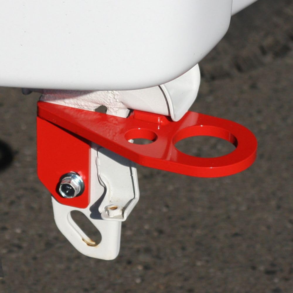 Apio T9 Tow Rear Passenger 9mm Thick JB23 Vehicles with Apio Rear FRP Hook, Side, [for Bumper] Red, 3070-29L