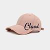 Black Side Letter Embroidered Baseball Hat for Women In Summer Travel Sun Protection Sun Protection Baseball Hat Showing Small Face