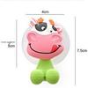 Charming Animal Family Suction Cup Toothbrush Holder