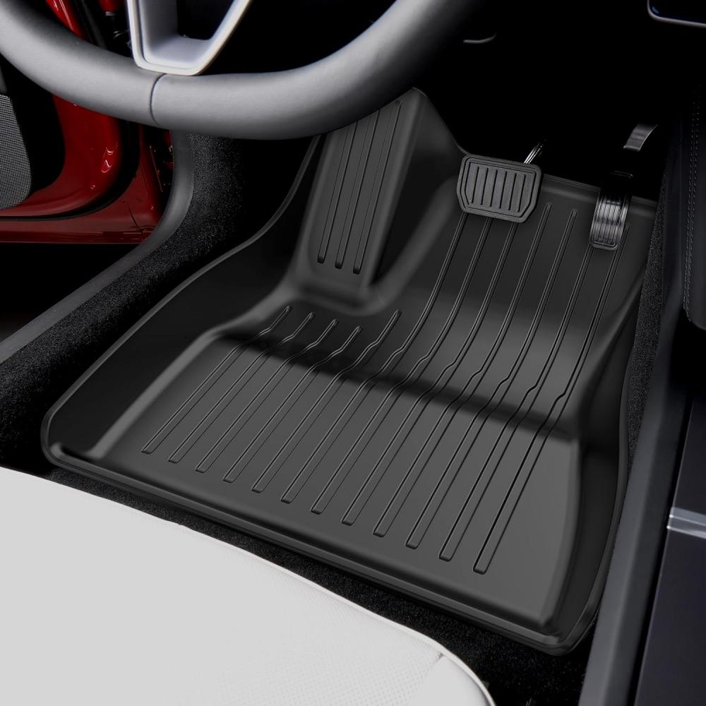 New TPE Floor Mat For Tesla Model 3 Highland 2025 Floor Carpet Protective Pad Waterproof TPE Front Rear Trunk Mat Floor Liners