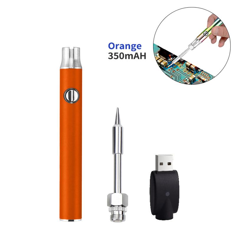 Cordless Soldering Iron Pen Built-In 350Mah Battery, Usb Rechargeable 3-Level Temperature Cartridge Tool For Electronics Repair
