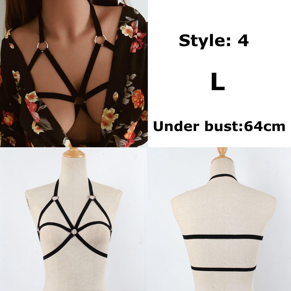 Noua Bralette Bustier Belt Lenjerie Sexy Bandage Sutien Cage Harness Push Up Crop Top