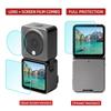 9H Tempered Screen Film for DJI Osmo Action 2 Scratchproof Glass Film HD Lens Protective Film for DJI Action 2 Accessories