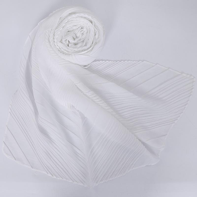 Sciarpa di Cotone a Pieghe Stropicciate Hijab di Grandi Dimensioni per Donne Velo Musulmano Copricapo Sciarpa Stropicciata Foulard Islamico Femme Hijab