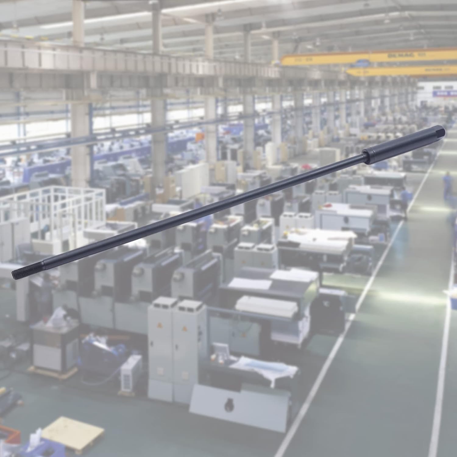 

R8 Milling Machine Pull Rod, 7/16 Thread R8 Draw Bar Overall Drawbar For Bridgeport Milling Machine Part