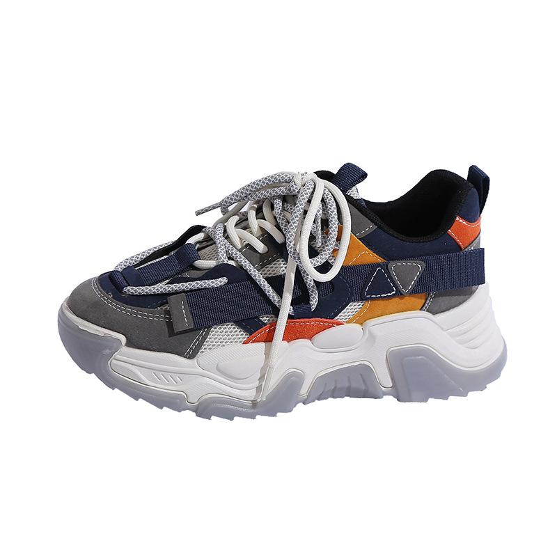 Campus Style Shoes Women'S Autumn High Street Students Versatile Sports And Leisure Shoes Platform Dad Shoes