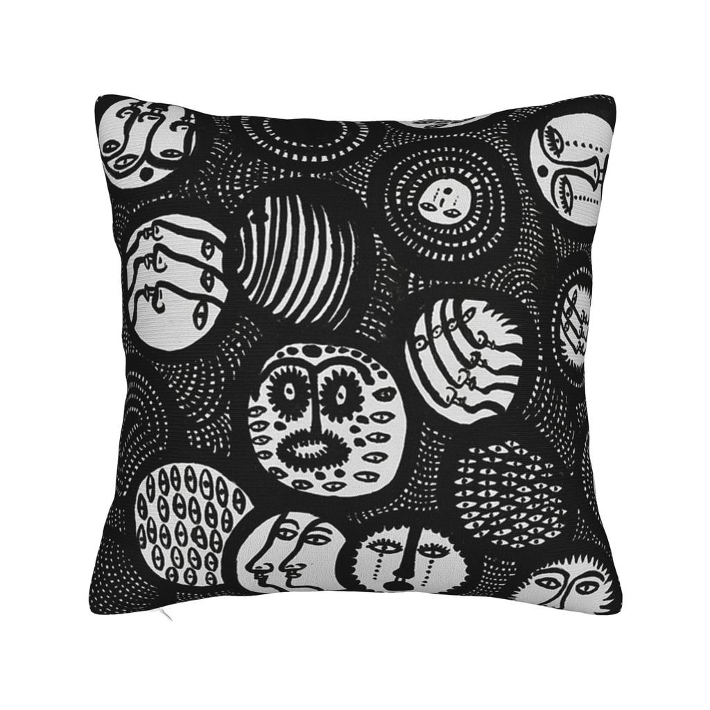 Yayoi K-Kusama Pillowcase Double-Sided Printing Polyester Cushion Cover Decor Throw Pillow Case Cover Home Square 45X45Cm