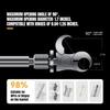 Door Hinge Adjustment Tool Stainless Steel Rolled Hinge Adjusting Wrench For Indoor Outdoor Doors Sagging,Jamming, Misalignment