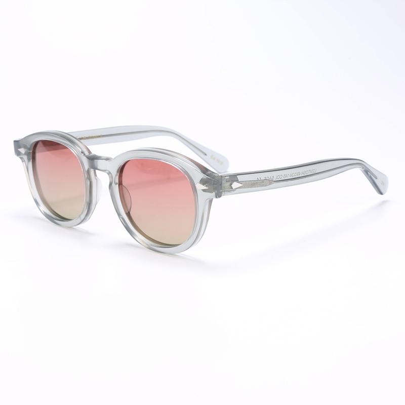 Polarize Güneş Gözlüğü Erkekler Marka Lemtosh Johnny Depp Güneş Gözlükleri Lens Kadın Lüks Vintage Asetat Sürücü Gölge