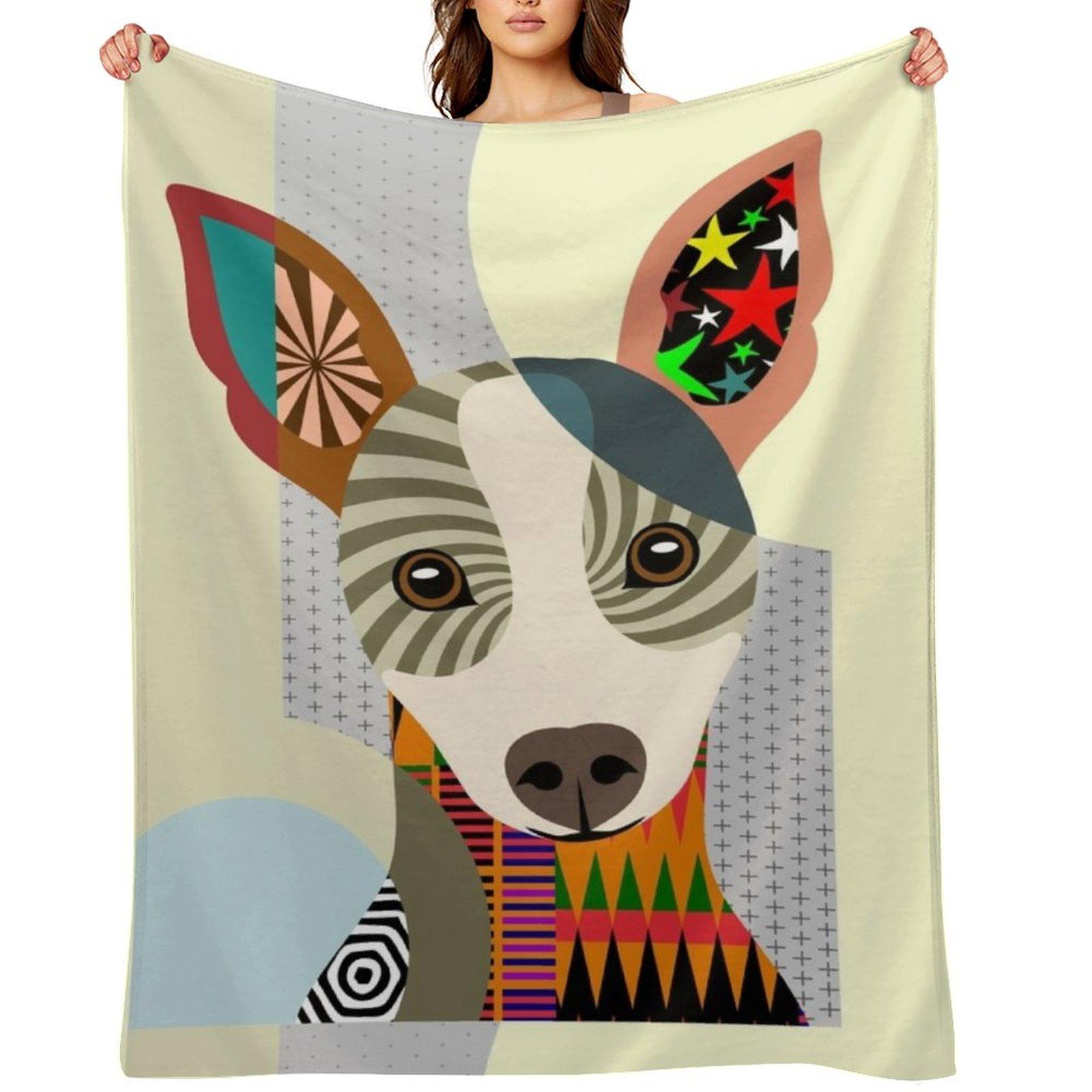 Rat Terrier Throw Blanket funny gift for babies Giant Sofa Fashion Sofas Blankets 30x40in