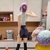 Chainsaw Man Reze Model Devil Figures Static Statue Figurine Double Headed Sculpture Can Be Replaced Desktop Ornament Model Toys