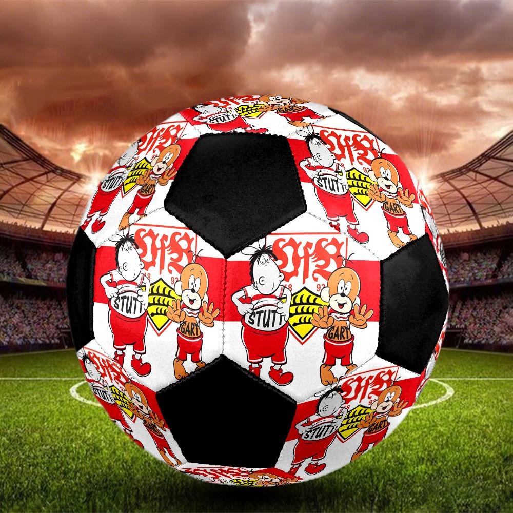 Sportverein Darmstadt Indoor Soccer Ball Colorful Machine Stitched PVC Size 5 Team Training Competition Ready Durable High-Bounce Cool Sports Gift
