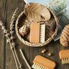 Finger Polishing Dust Clean Nail Cleaning Brush Pig Bristle Nail Dust Brush  Nail Stylist