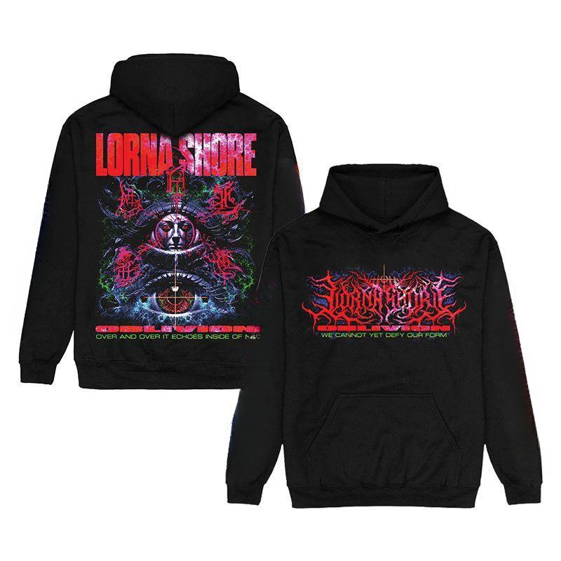 2026 LORNA SHORE - Sudadera con capucha de Metal Oscuro Deathcore Estilo Americano para Hombre y Mujer