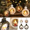 Vintage Lighted Christmas Hanging Ornament Night Light for Party Tabletop Decor and