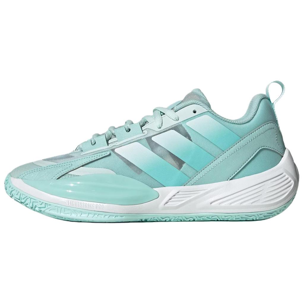 Adidas Xenoburst Versatile Comfortable Fabric Breathable Rebound Low-Top Basketball Shoes Unisex Sneakers Mint-Green JR4379
