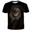 Animal Lion 3D Printed T-Shirt Streetwear Summer Unisex Fashion Harajuku Casual O-Neck Top