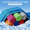 Cooling Fitness Towel Quick Drying Sweat Absorbing Breathable Large Rectangle Men Women Gym Yoga Workout Outdoor Sports Towel