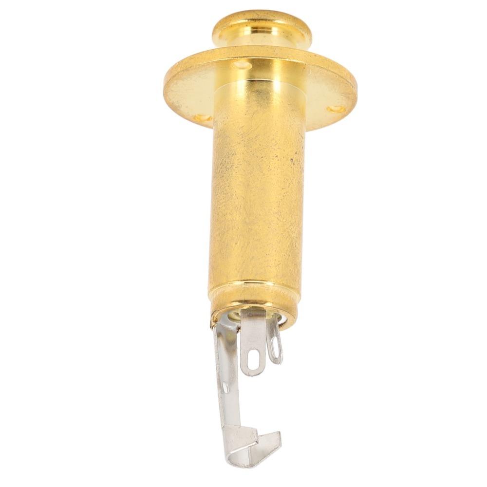 Metal Endpin Output Jack 6.35mm Electric Guitar Output Jack Guitar Output Jack Electric Guitar