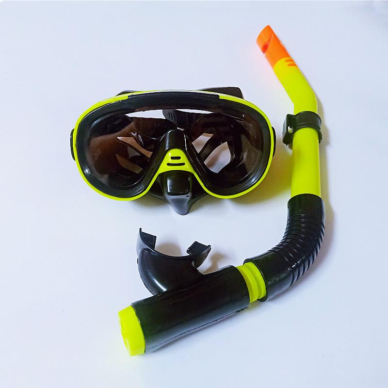 Oulylan Diving Goggles Swimming Tube Set Scuba Snorkel Diving Mask Snorkeling Goggles Swimming Water Sports Equipment Adult