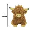 Treasuringu New Highland Cattle Stuffed Toys Highland Cow Plush Toy Soft Animals Fluffy Doll Birthday Gift For Kids