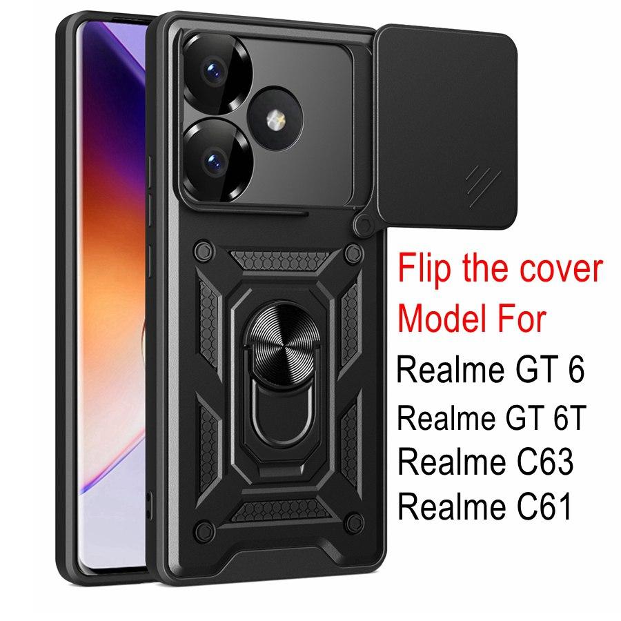 Camera Protection Armor Case For OPPO A6X A40 A98 A79 A53 A54 A74 5G A57 A5 Reno 15F Realme 15 15T 16 C85 14 8 9 Pro C75 C71 C61 C63 ShockProof Cover
