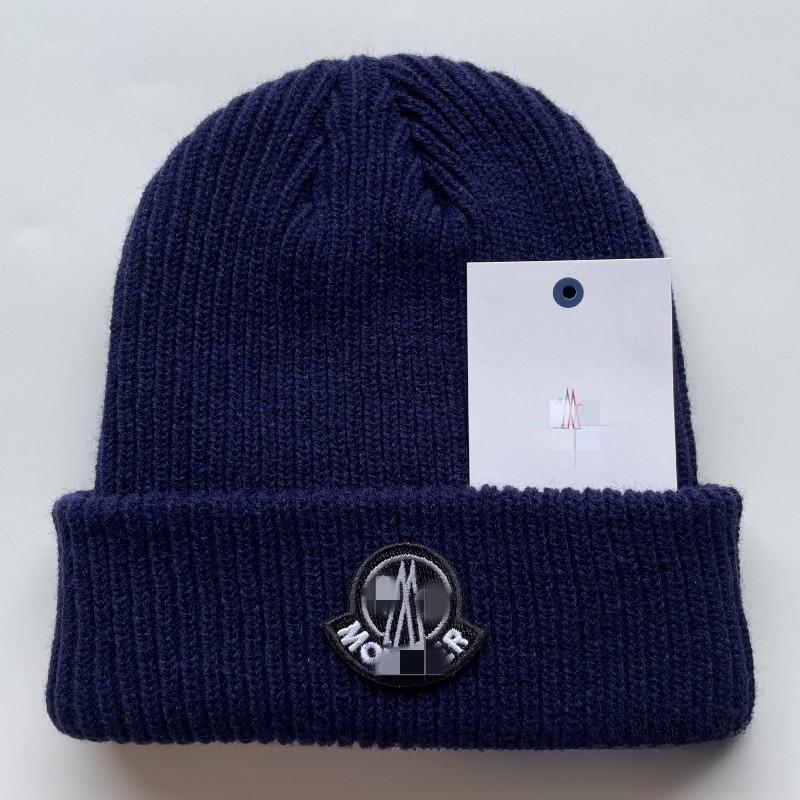 Casual Knitted Hat Fall Winter Unisex Acrylic Warm Windproof Outdoor Beanie