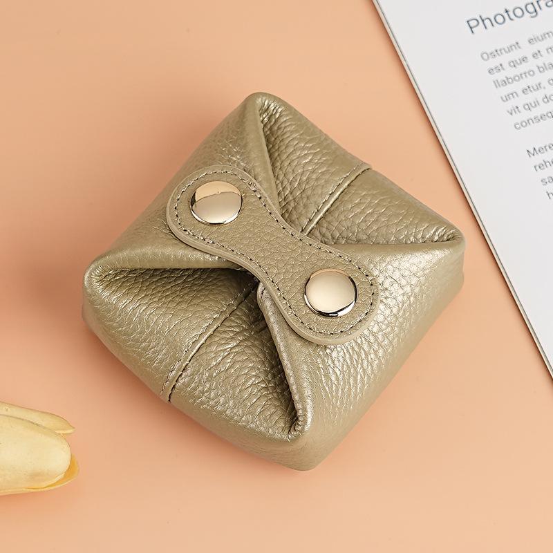 Stylish Mini Cowhide Coin & Lipstick Purse for Women