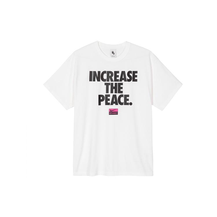 Nike x Stussy Increase the Peace T-Shirt White Men s CU9252-100 S