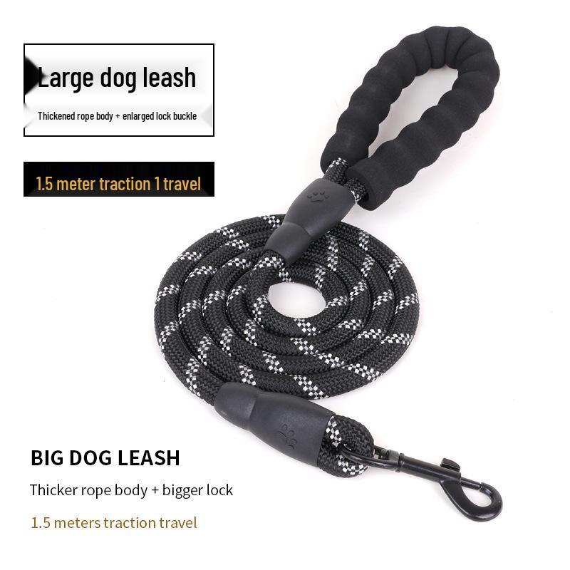 Reflective Dog Chain Leash: In Stock Pet Traction Rope